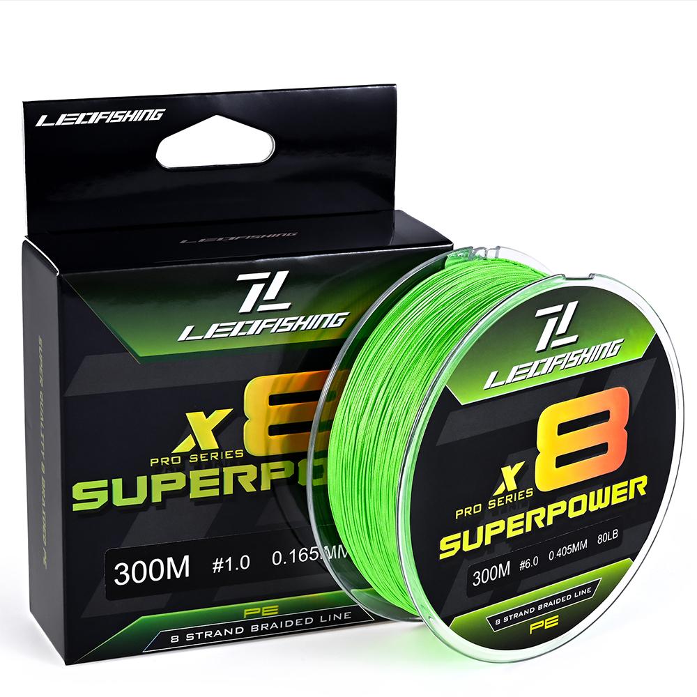Pe New 8strand Wild Leofishing Linie de Pescuit cu Aruncare la Distanță Lungă 150300m Linie de Pescuit Raid Linie Multifilament Accesorii Instrumente High Light