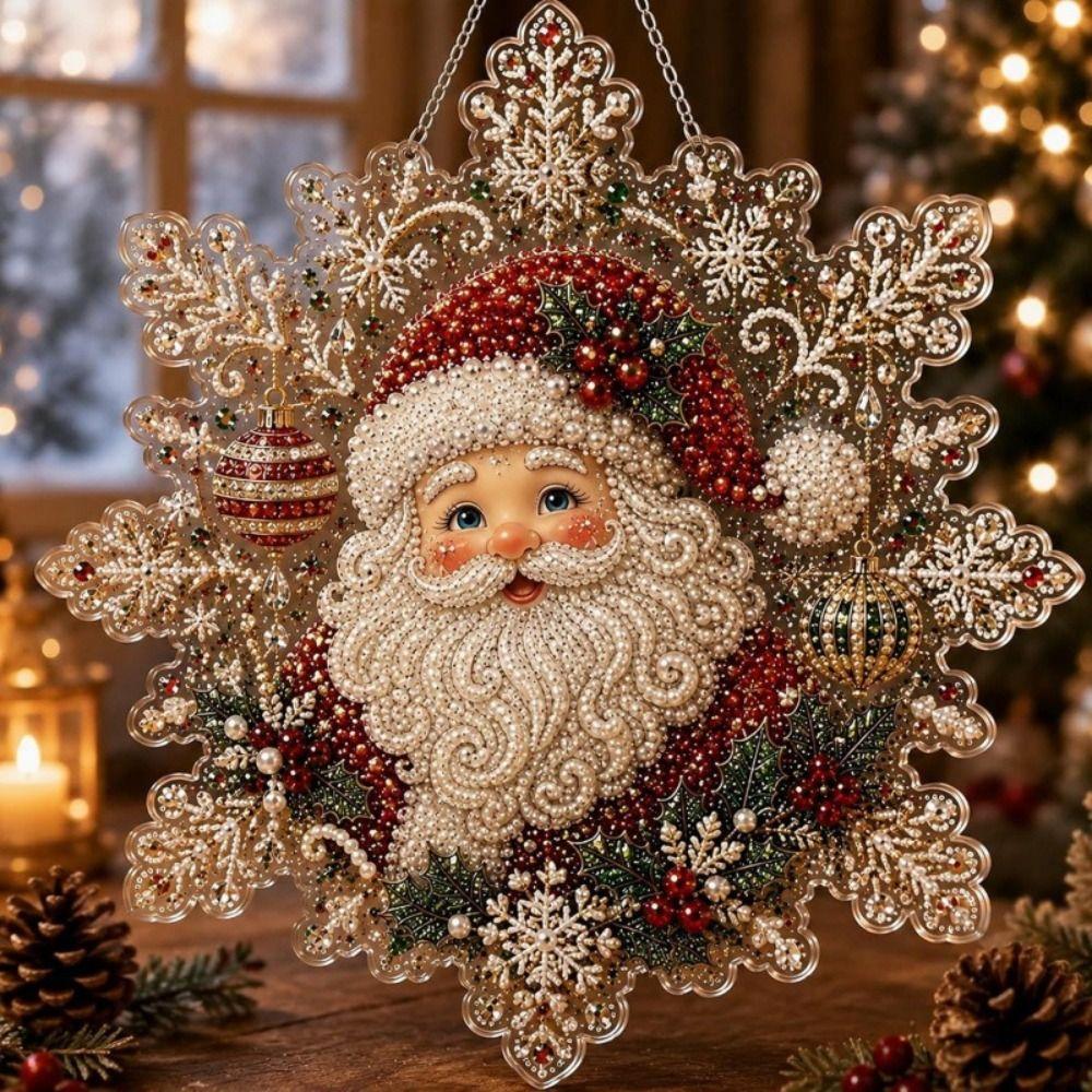 Perle Diamante Pittura Ornamento Diamante Pittura Ciondolo Decorazione Natalizia