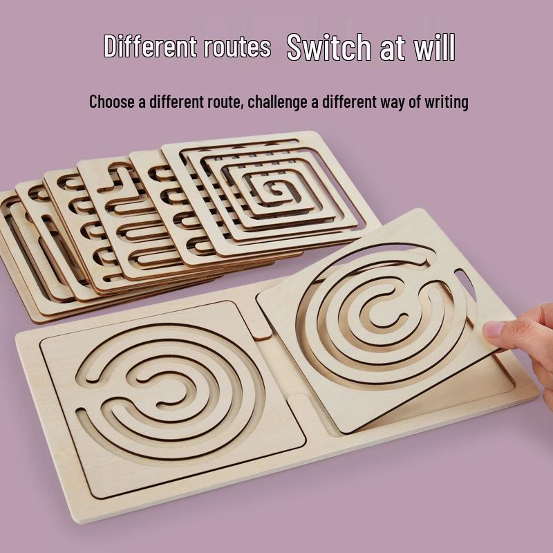 Children's Wooden Brain Development & Motor Skills Educational Toy Set