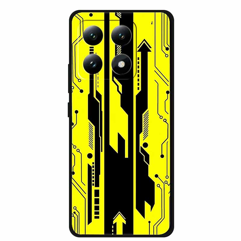 For Xiaomi 15T 5G Case Colorful Flowers Soft Silicone TPU Back Case For Xiaomi 15T Pro 5G Capa Boho Colorida Anti-Scratch Cover