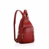 NICOLE DORIS Small Adult Stylish Mini PU Red & Women's Backpack, Bag, Stylish, Backpack, Casual, Daypack, Cute, School, Leather,