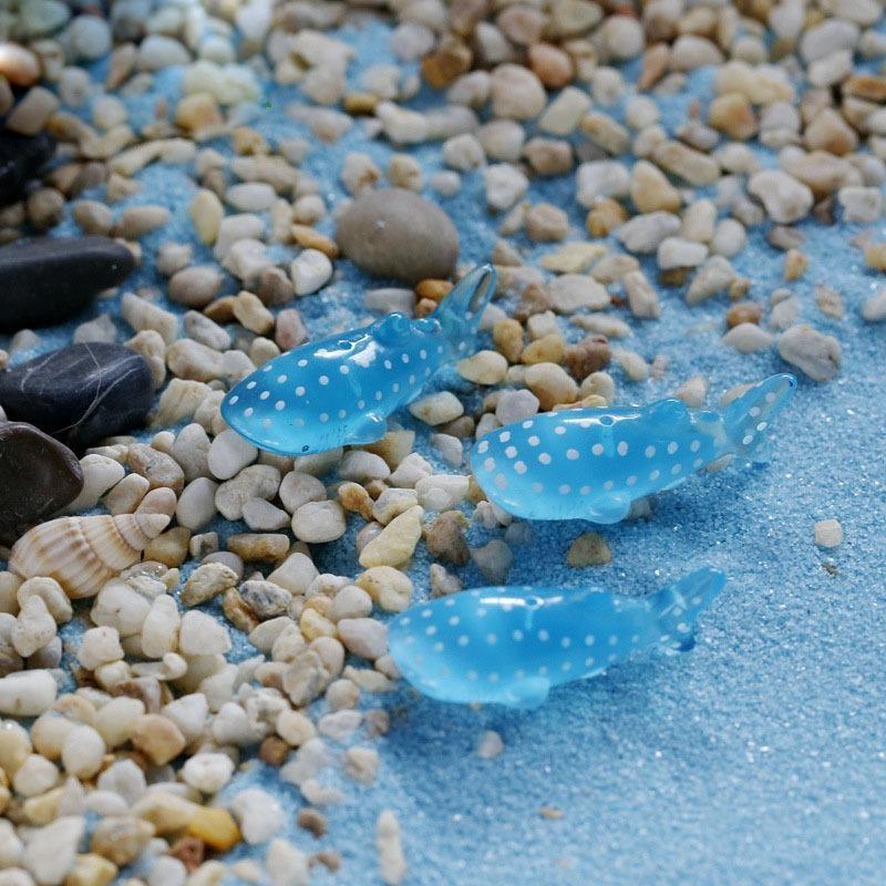 3pcs/set Spot Shark Fish Miniatura Dollhouse Garden Home Bonsai Decoration Mini Toy Miniature pvc Craft Ornaments Micro Decor DIY