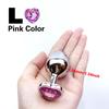 Stainless Steel Anal Plug Heart Shape 5 Sizes Crystal Anal Plug Removable Butt Plug Stimulator Anal Sex Toys Prostate Massager