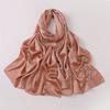 New Bubble Chiffon Butterfly Rhinestone Long Scarf For Women Ethnic Style