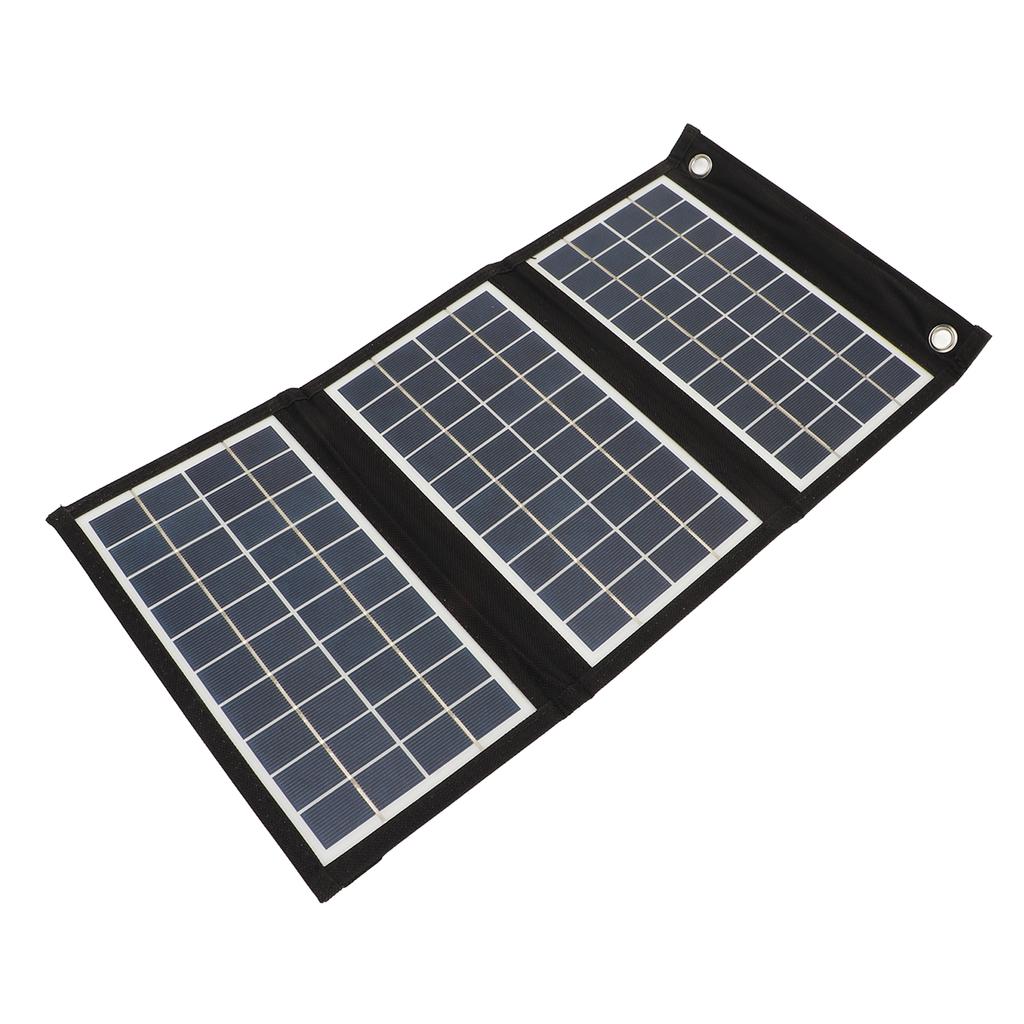 15W 5V Foldable Solar Panel Dual USB High Efficiency Polycrystalline Silicon Solar Charger for