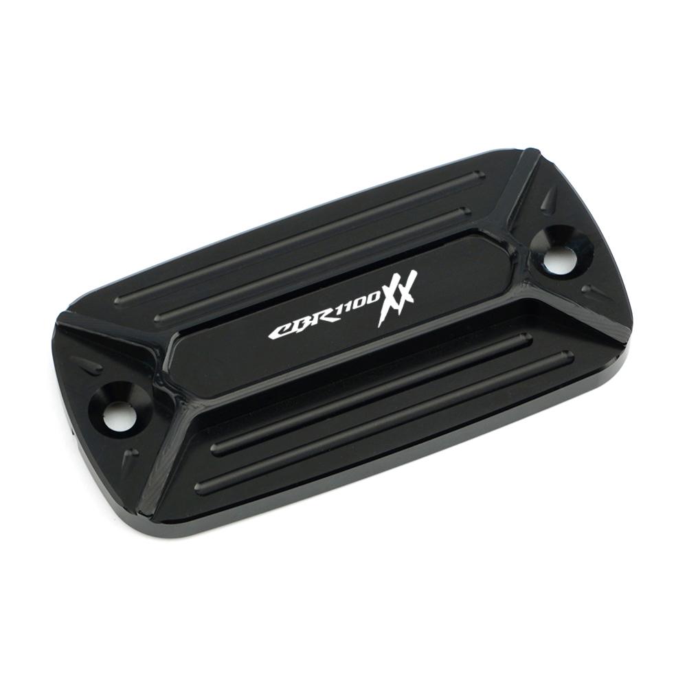 

Для Honda Cbr1100xx Cbr 1100 XX 1100XX 1997-2004 гг. Совершенно новый передний бачок тормозной жидкости с ЧПУ, крышка бака мотоцикла 1 Piece Black