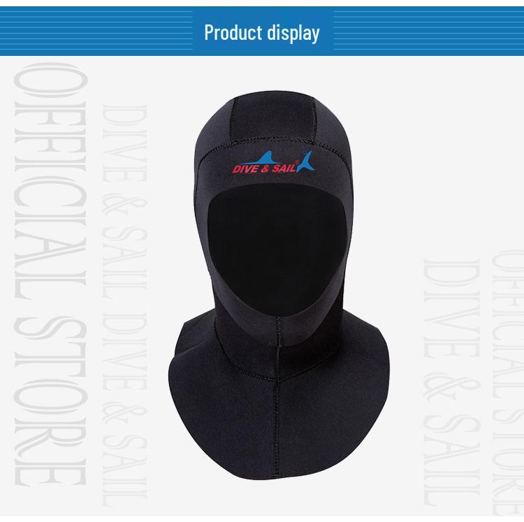 3MM Warm Diving Hood: Swim, Surf, Snorkel & Jellyfish Protection