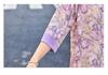 Mom's Spring Chinese-Style Mid-Sleeve Shirt for Middle-Aged Women