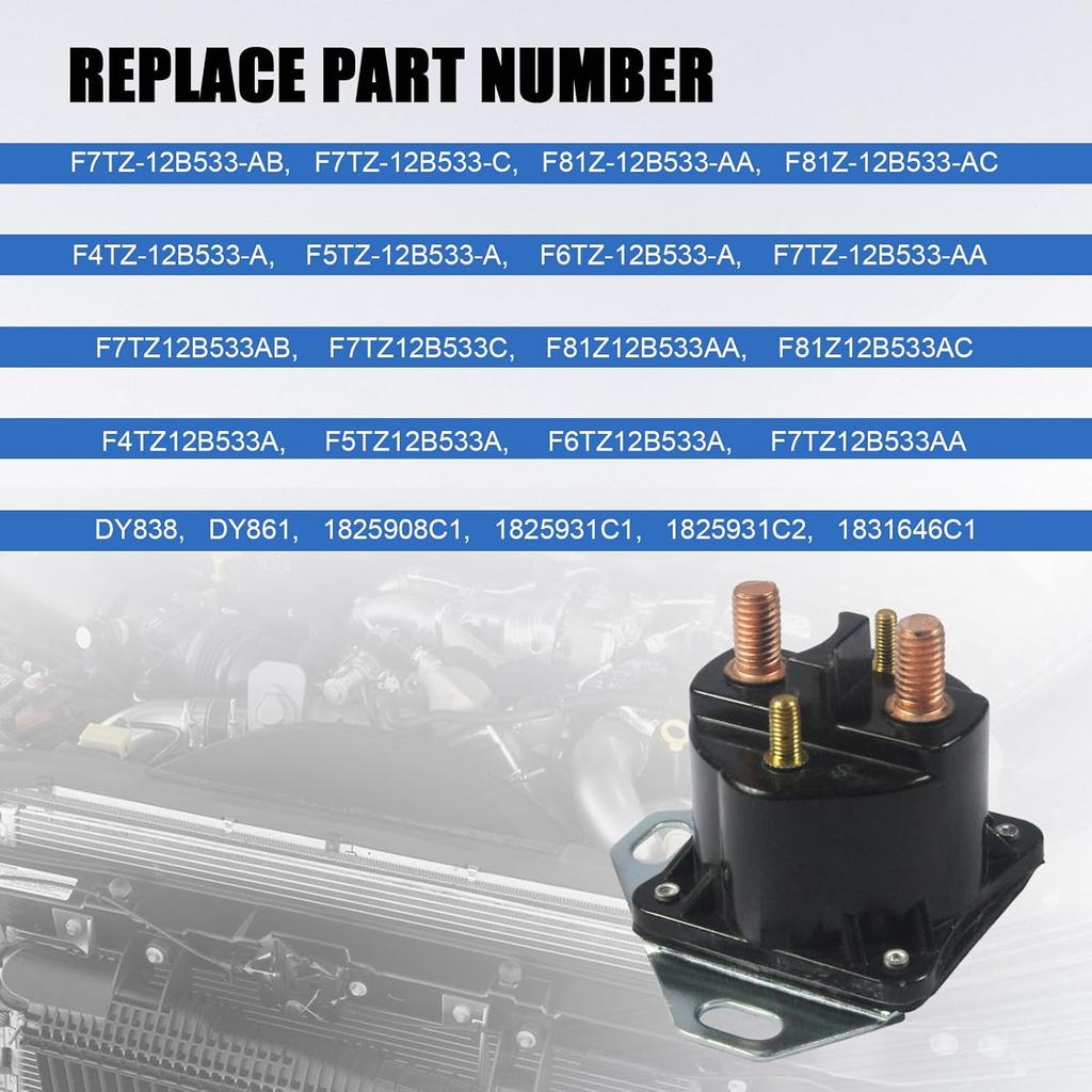 JDMSPEED New Diesel Glow Plug Relay Solenoid Replacement For Ford 7.3L Power Stroke Diesel Pickup