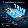 FOSSiBOT F109S — Smartphone incassable 4G Android 15, 24Go/256Go, 6.745", 10600mAh, IP68/IP69K