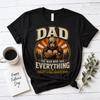 Bald Dad T Shirt Funny Bigfoot Has Everything Except Hair Fathers Day Vintage Soft Comfortable Streetwear Slightly