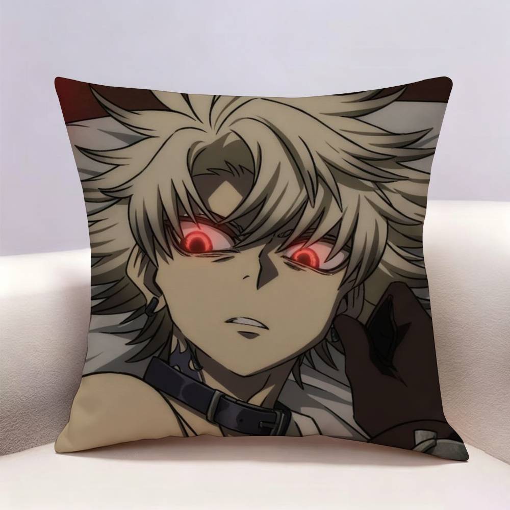 GGachiakuta Rudo Enjin Riori Zanka Doublesided print Pillow Case for Sofa Living Room Home office Decor Protective Cover