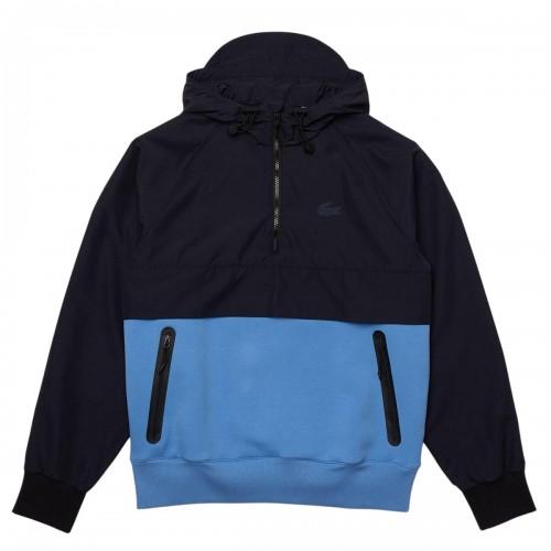 Lacoste Men's Dual Material Pull Over Jacket