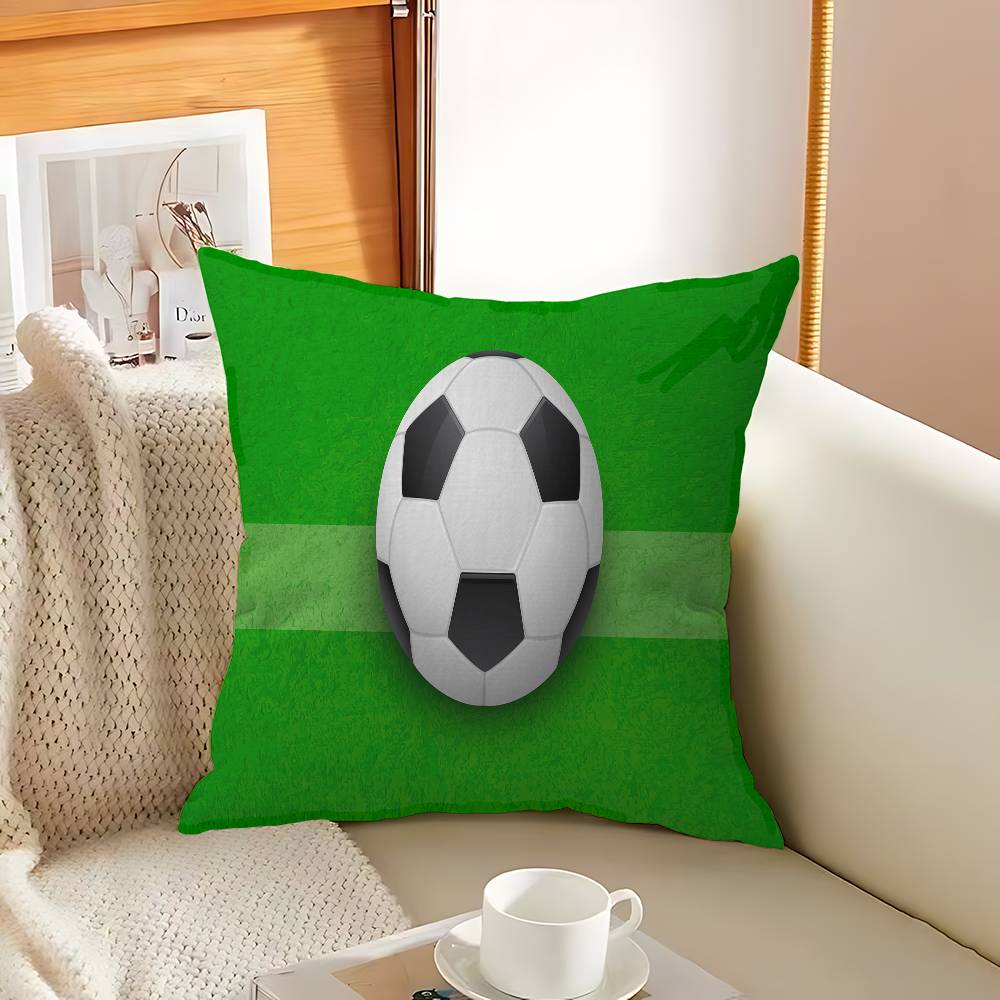 Cartoon Football Field Pillow Gift Home Office Decoration Pillow Bedroom Sofa Car Cushion CoverPillow Case