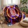 AC Milan Theme blanket Soft Flannel Blanket Plush Throw Blanket Cozy Sofa Bed Blanket for Home Decor