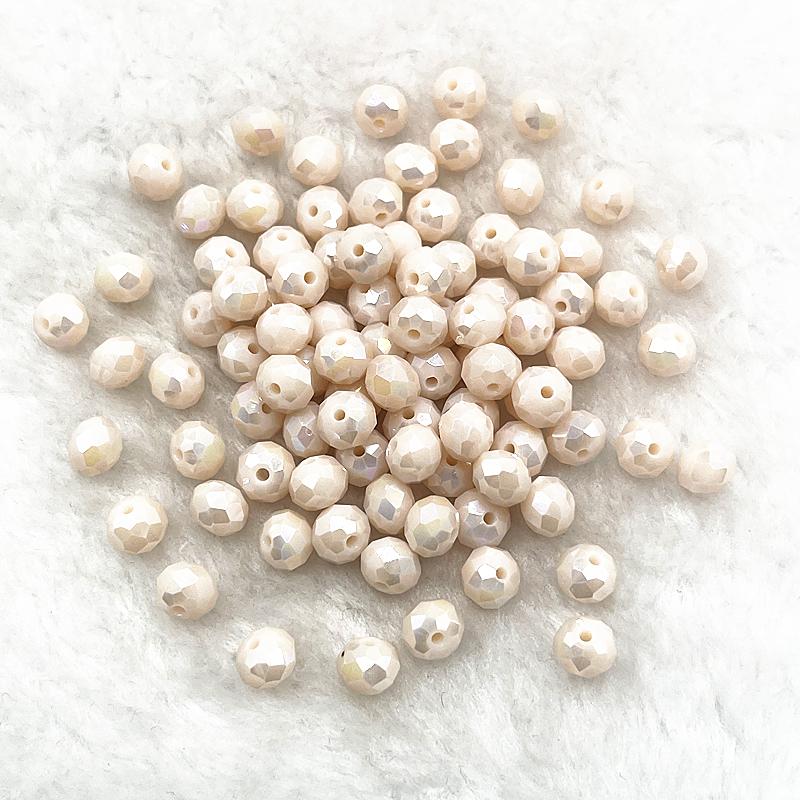 30pcs/lot 8x6mm Rondelle Austria Faceted Crystal Glass Beads,Wheel Beads,Transit Beads For Jewelry Making diy Bracelet Necklace