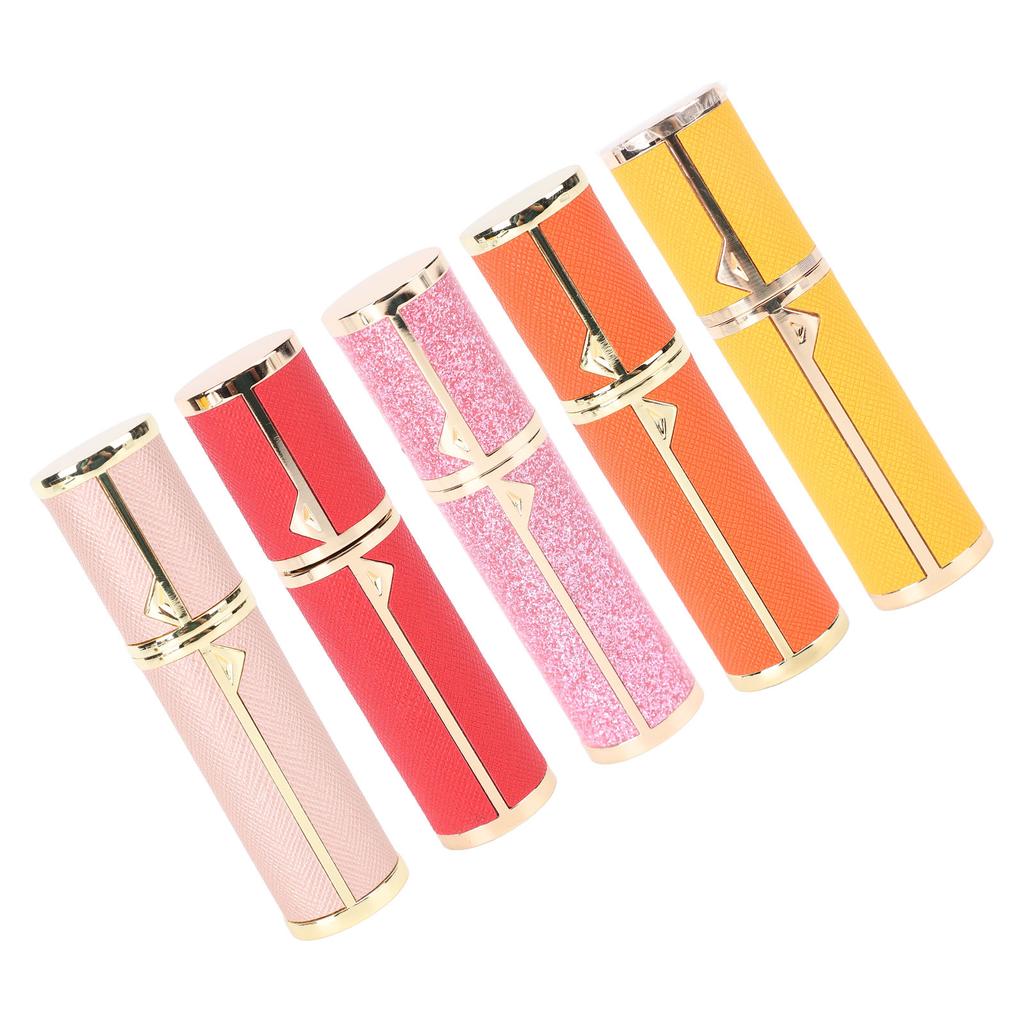5ml Perfume Atomizer PU Leather Perfume Refillable Bottle Miniature Portable Spray Bottle for Travel