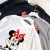 Women Minnie Mouse Graphic Short Sleeve T-Shirt Casual Loose Round Neck Cartoon Print Summer Tee Top