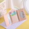 New Girl Spring Picnic Series Cute Cartoon Wallet - Anti-Demagnetization Multi-Card Slot Design for Students