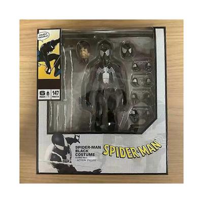16cm Mafex Czarny Spider-Man Figurka Akcji Pcv Ruchomy Model Kolekcjonerski Zabawki Maf 147 Venom Spider-Man Peter Figurka Model Prezent