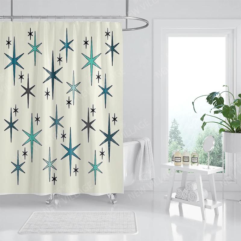 Waterproof Fabric Shower Curtains Bathroom Curtain Accessories Bath Curtain for Shower 180x200 240*200 Boho Decoration Abstract