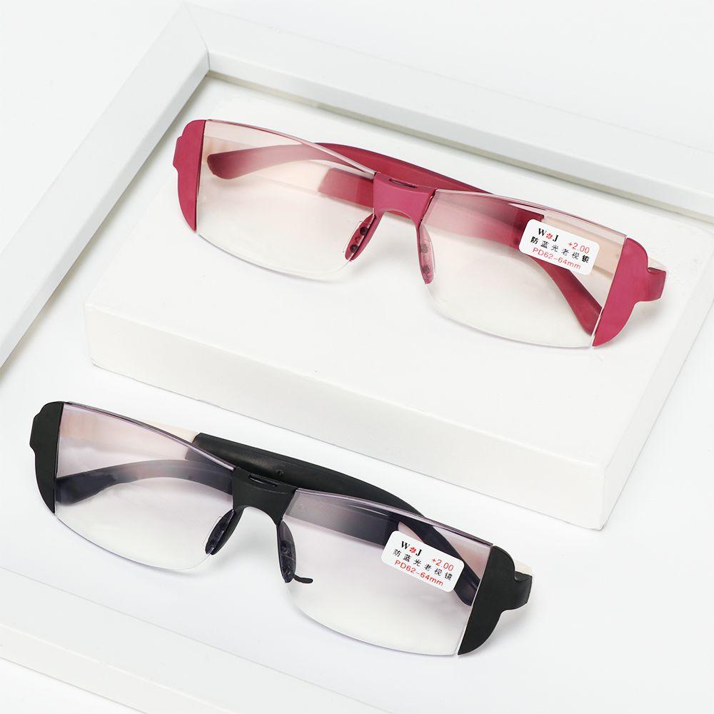 Fashion Vintage Anti-Blue Light Reading Glasses Unisex Ultra-Light Frame Eye Protection Men Ladies Elegant Comfortable Eyeglasses