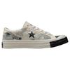 Converse One Star Series Comfortable and Versatile Low-Top Canvas Shoes Unisex Black & White
