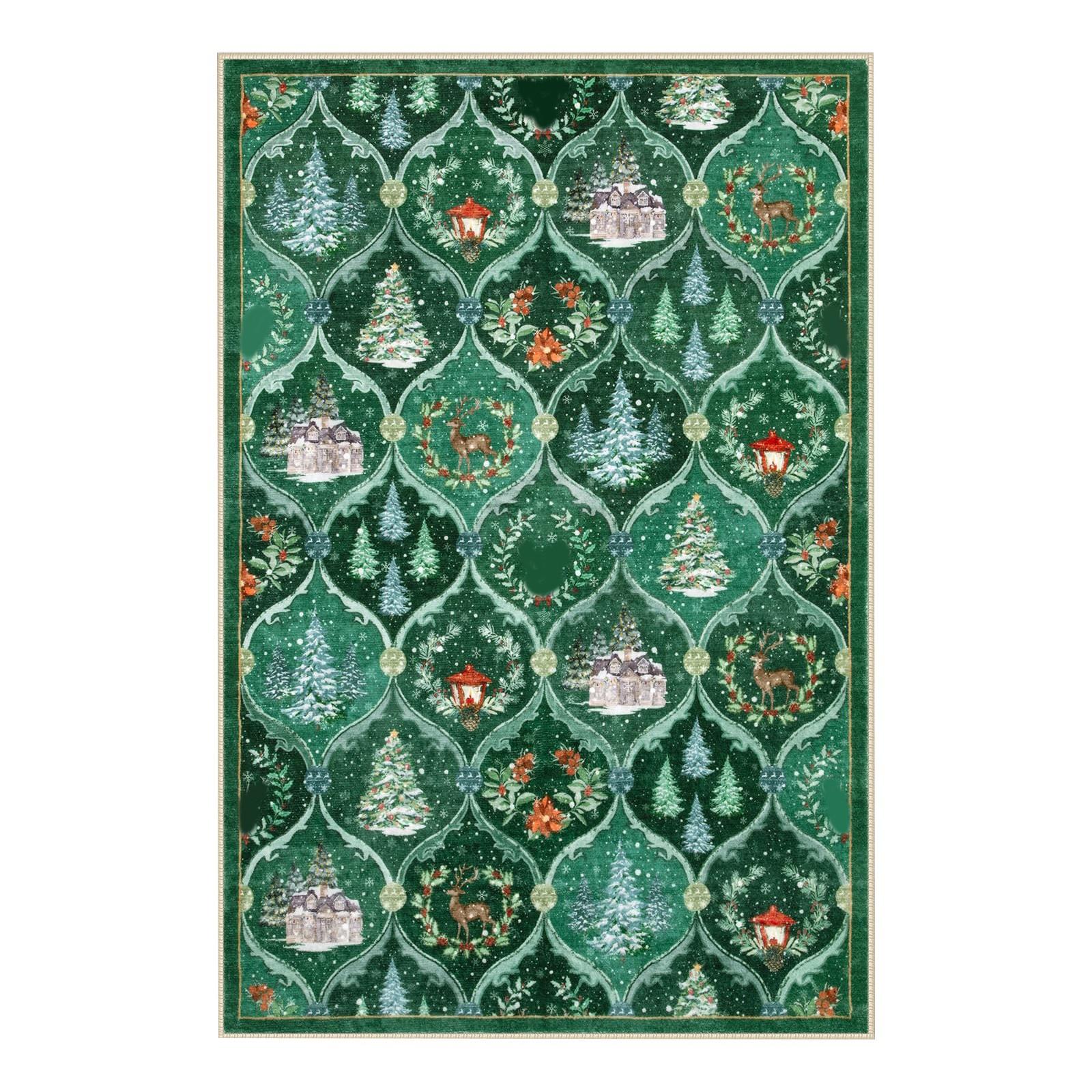 

Ковер в марокканском стиле для гостиной, большой площади, полный журнальный столик, коврик для спальни, легкое в уходе прикроватное одеяло One Size