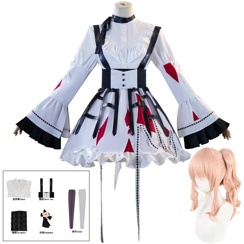 Akiyama Mizuki Cosplay Costume PJSK Lovely Party Dress Uniform Halloween Outfit Women New