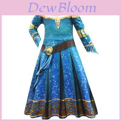 Brave Merida Cosplay Costume For Girls Perfect Gift For Halloween And More!