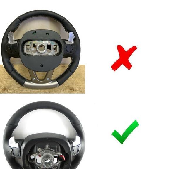 Red CNC Billet Steering Wheel Paddle Shifter Extension Covers For Dodge Chrysler