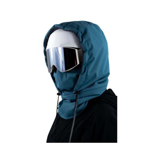 

Водонепроницаемый флисовый шлем для верховой езды с очками 3-в-1 с полной защитой, лыжный капюшон для велоспорта, лыж, ветрозащитный, теплый головной убор H