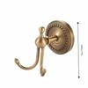 Wall Mounted Towel Hanger Hook Antique Gold Robe Hook  Bathroom Entryway Closet  Kitchen