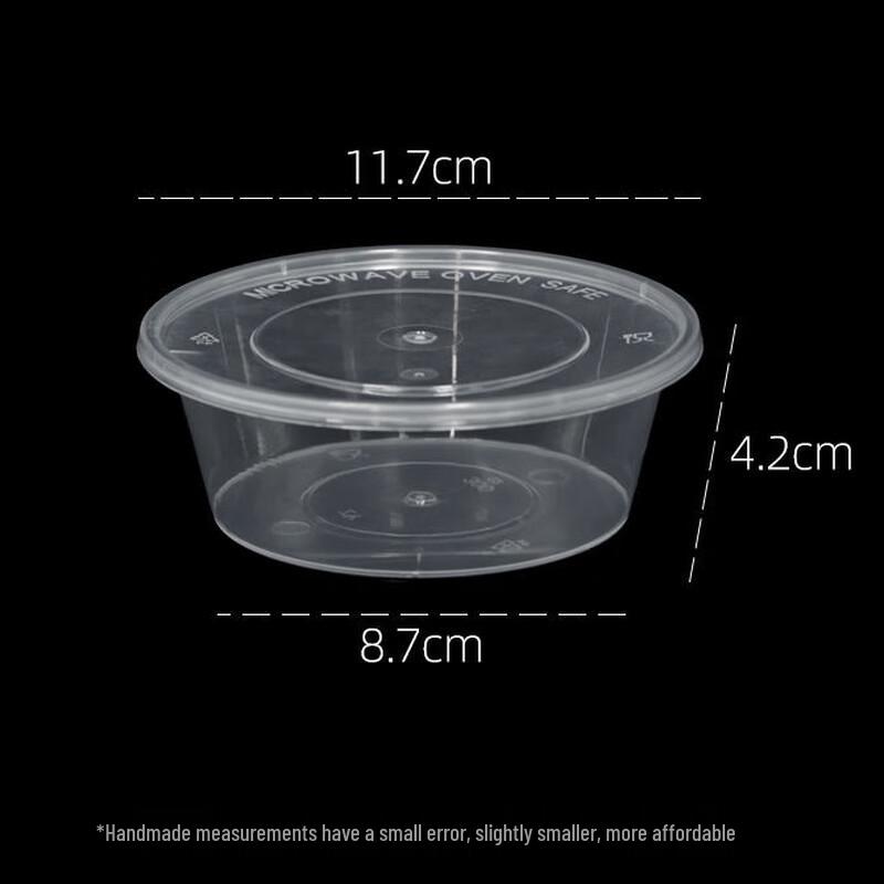 

Plastic Round Disposable Food Takeout Containers