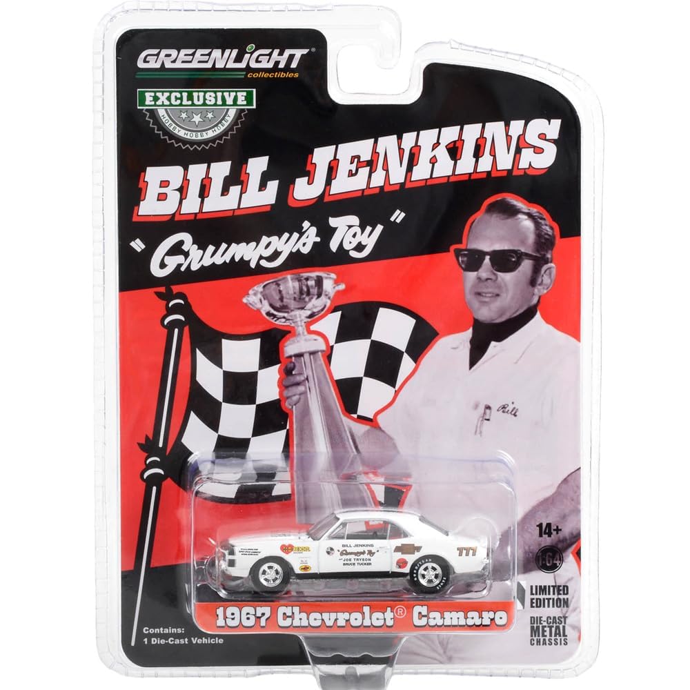 GREENLIGHT scale Chevrolet Camaro Bill Jenkins 164 1967 - - Grumpy s Toy