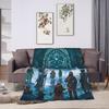 L-Lords Of The R-Rings  Blanket  Airplane Travel Flannel Throw Blanket For Couch Chair Sofa Bed  Quality Bedspread