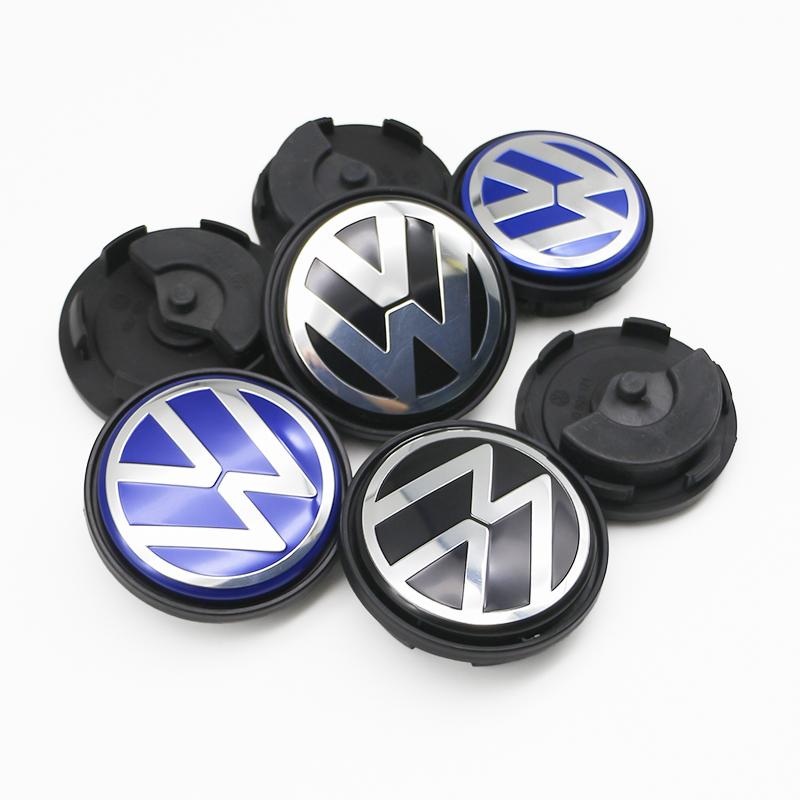VW 3B7601171 Floating 4pcs 56mm 65mm Wheel Center Caps Hub Cover For VW Volkswagen Golf 5 6 7 Passat B6 B7 B8 Tiguan Polo Jetta GTI TS3