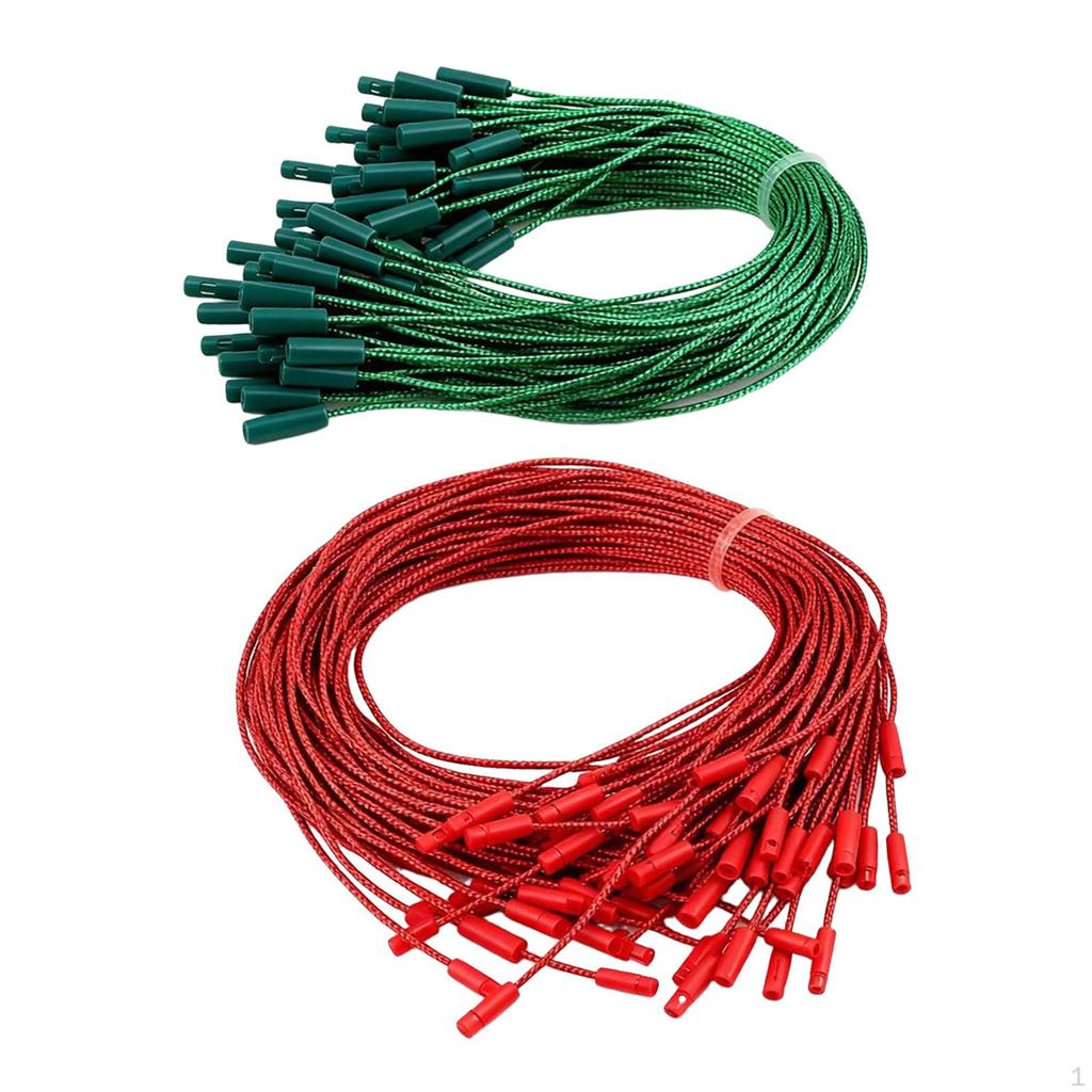 200 Pieces Christmas Ornament Hangers Strings Versatile Decorative Portable Hanging Ropes