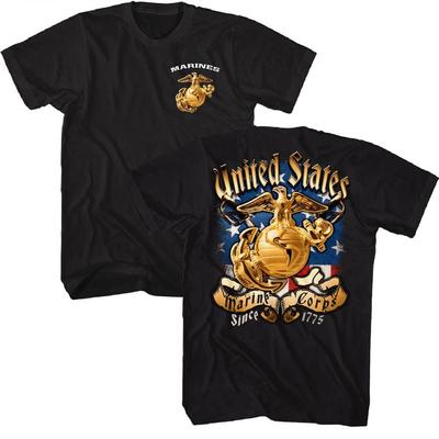 Marines - US Marines Enlisted  Flag - Short Sleeve - Adult - T-Shirt