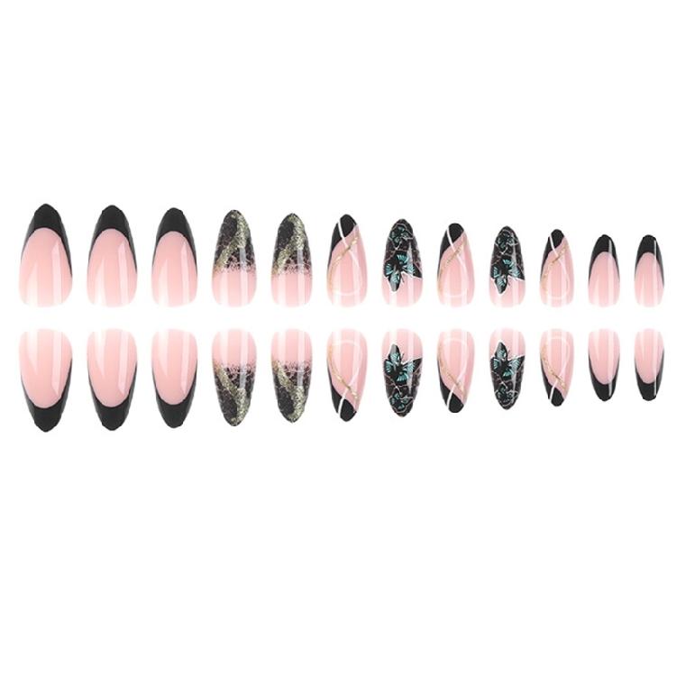 Square Nails Detachable Press On Nails French Artificial Nails False Nails
