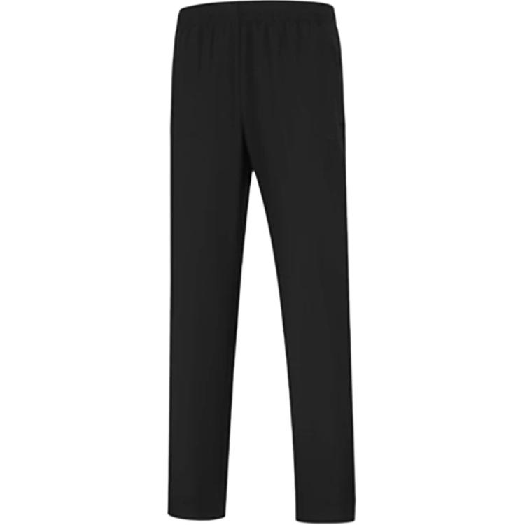 

Li-Ning Breathable Comfortable Simple Versatile Solid Color Straight Leg Knitted Sports Pants Men bottoms Black AYKV665-2 3XL