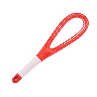 Kitchen Gadget 1pcs Multifunction Rotatable Balloon And Flat Whisk Egg Beater Plastic Hand Knead Dough Blender Egg Mixer Tools