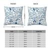 Chemistry Science Square Pillowcase Polyester Linen Velvet Creative Zip Decorative Pillow Case Sofa Seater Cushion Cover 18"