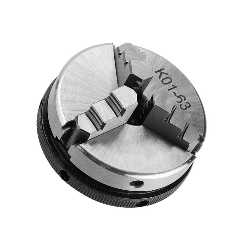 1pc 3 Jaw K01 63 M14 Manual Self Centering Lathe Chuck for Woodworking