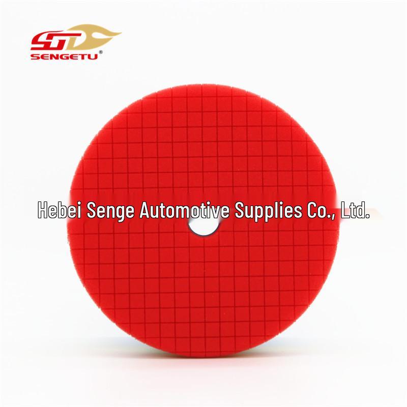 5-inch Beveled Square Self-Adhesive Car Polishing Pad for Surface Scratch Repair