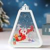13cm/5.12in Christmas Night Light Plastics Lamp Box Old Man Snowman Sleigh Tree Peripherals Bedroom Desktop Decoration Gift Toys
