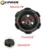 LYNNCHI Motorcycle 52mm Black Fuel Tank Cap Plastic Gas Petrol Tanks Cover Caps For Off Road Vehicle 49cc 70cc 90cc 110cc ATV