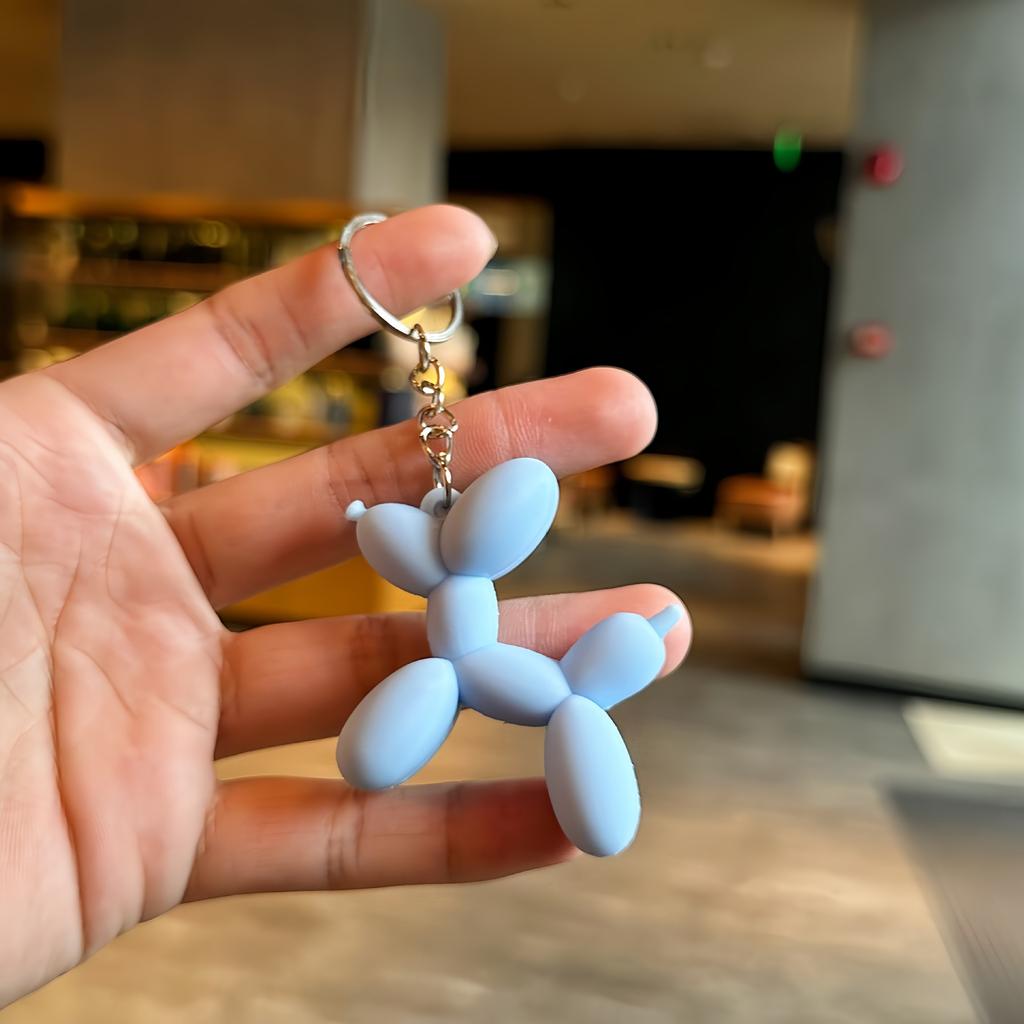Portachiavi Cucciolo Palloncino Morbido Ciondolo per Borsa di Coppia Decorazione Piccolo Regalo Tridimensionale