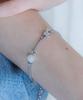 Pearly More White Jade Chain Bracelet_Pm25B003Hs