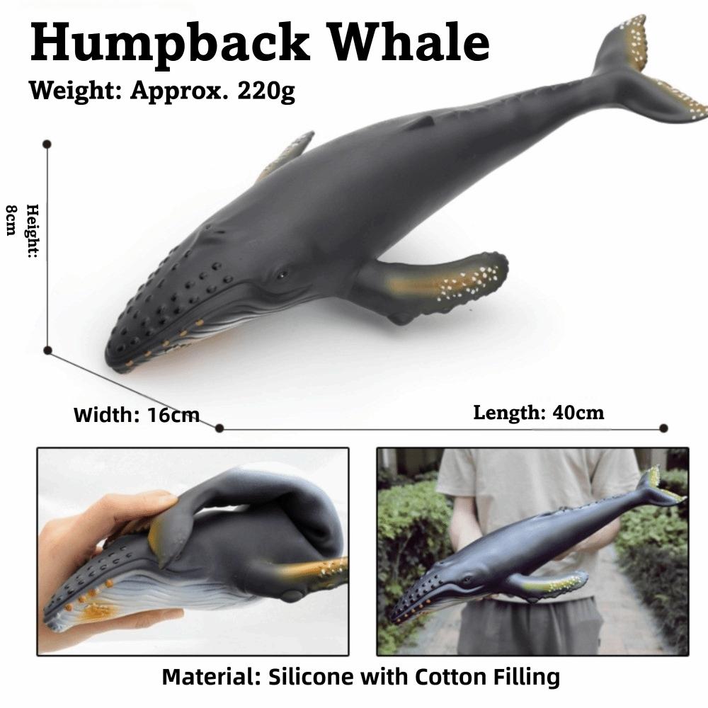 Large Size Ocean Animals Action Figures Great White Shark Model  Ocean Animal Simulation